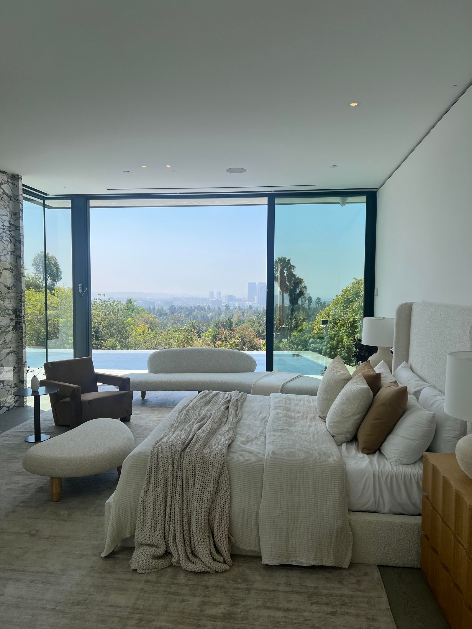 Beverly Hills Luxury Bedroom View